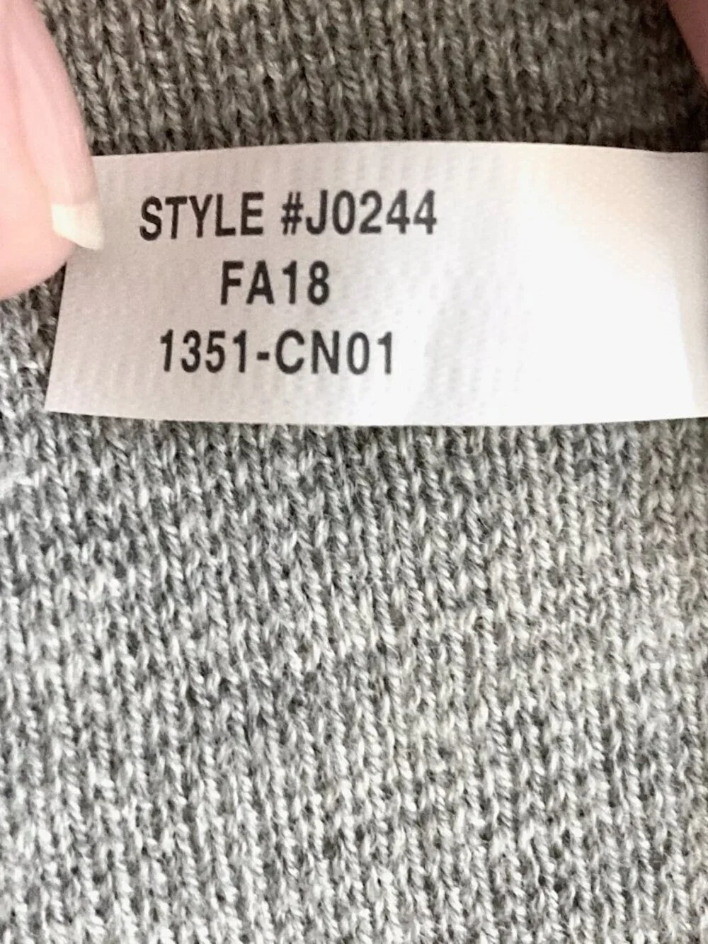 J CREW 365 Sophie Knit Open Front Wool Blend Blazer Size M Heather Gray